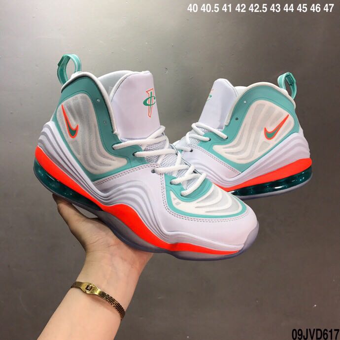 2020 Nike Penny 5 White Gint Green Red5 - Click Image to Close